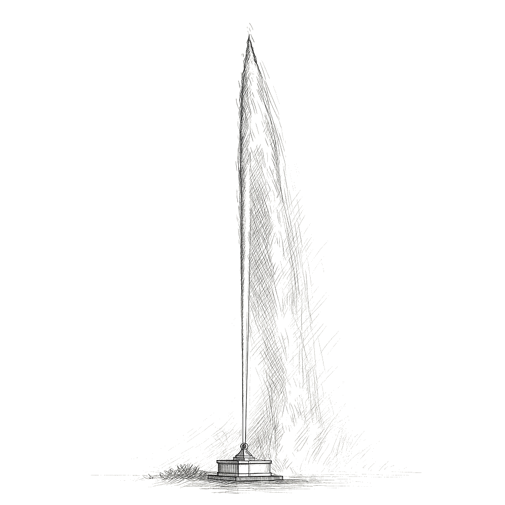 Geneva landmark illustration