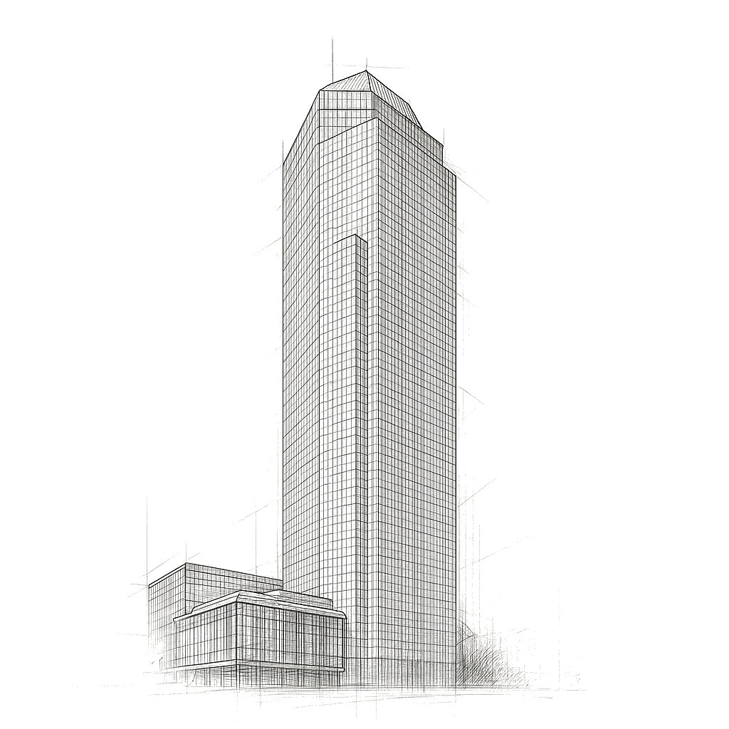 Minneapolis landmark illustration